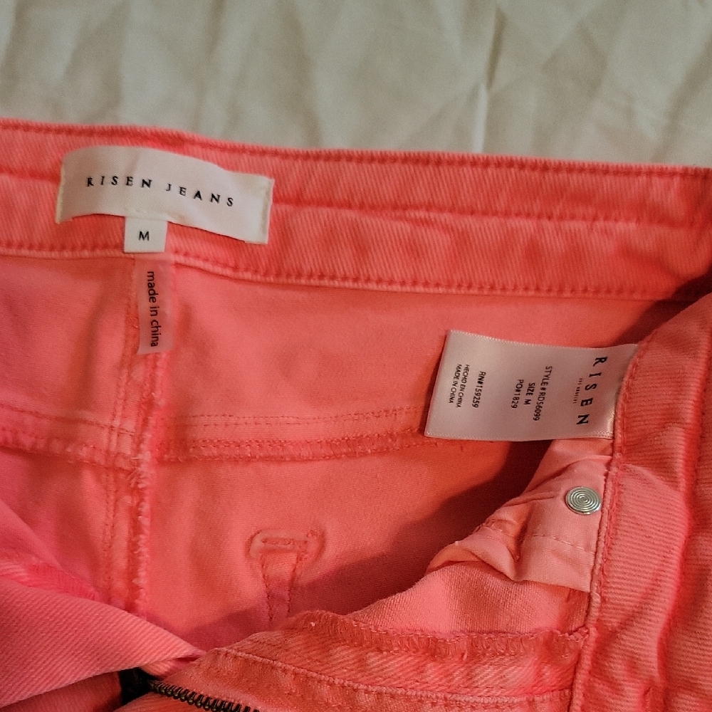 Risen Jeans in Vibrant Hot Pink Bought New Never Worn